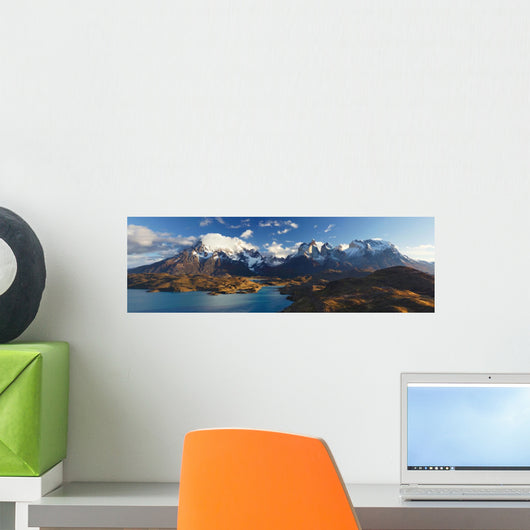 Torres Del Paine Chile Wall Decal Panoramic Wall Decal