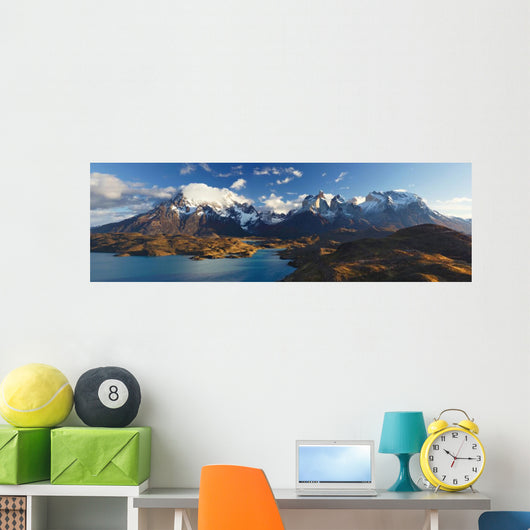 Torres Del Paine Chile Wall Decal Panoramic Wall Decal
