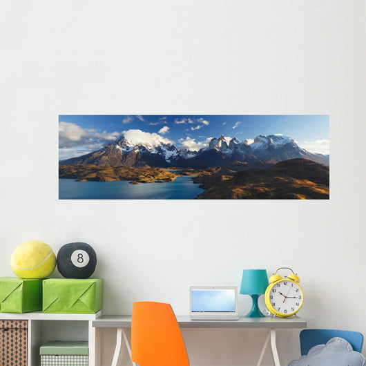 Torres Del Paine Chile Wall Decal Panoramic Wall Decal