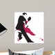 Couple Dancing Argentine Tango Wall Decal