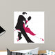 Couple Dancing Argentine Tango Wall Decal