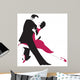 Couple Dancing Argentine Tango Wall Decal