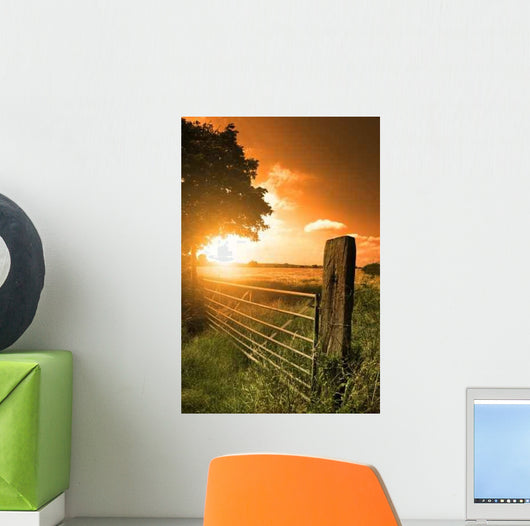 Dusk Fields Wall Decal