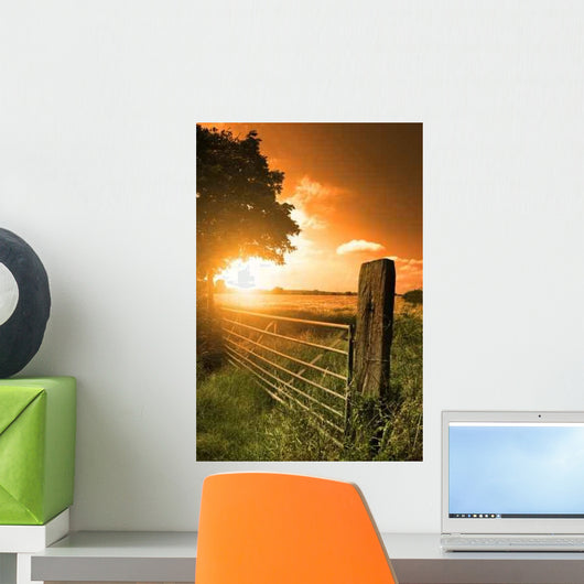 Dusk Fields Wall Decal