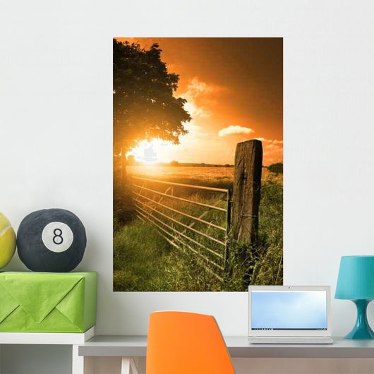 Dusk Fields Wall Decal
