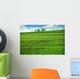 Green Farm Field Wall Decal