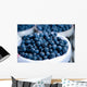 Close-up Image Blueberries inside Wall Decal