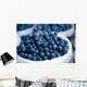 Close-up Image Blueberries inside Wall Decal