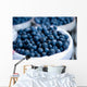 Close-up Image Blueberries inside Wall Decal