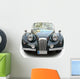 Vintage Car White Wall Decal