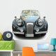 Vintage Car White Wall Decal