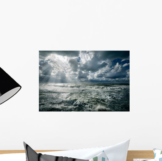Rough Sea Wall Decal