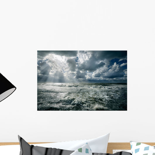 Rough Sea Wall Decal