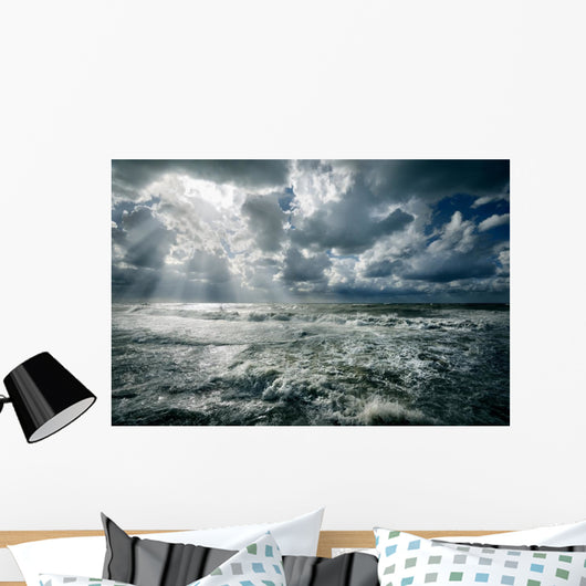 Rough Sea Wall Decal