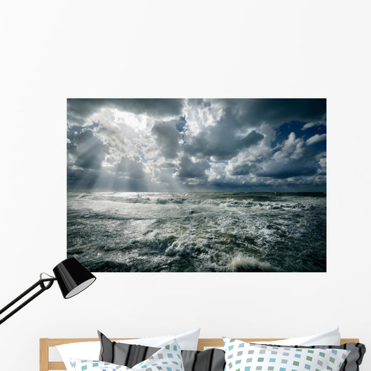 Rough Sea Wall Decal