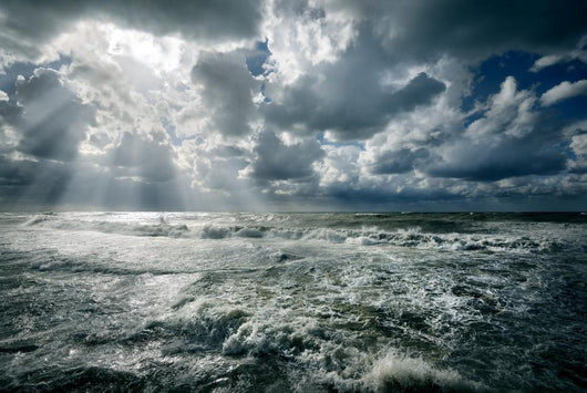 Rough Sea Wall Decal