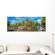 Canal and Bridge Amsterdam Wall Decal Panoramic Wall Decal