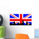 London Skyline and British Wall Decal