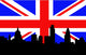London Skyline and British Wall Decal