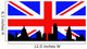 London Skyline and British Wall Decal