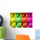 Exotic Color Tennis Ball Wall Decal
