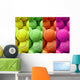 Exotic Color Tennis Ball Wall Decal
