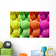 Exotic Color Tennis Ball Wall Decal
