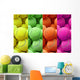Exotic Color Tennis Ball Wall Decal