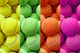 Exotic Color Tennis Ball Wall Decal