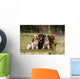 Four Cavalier King Charles Wall Decal