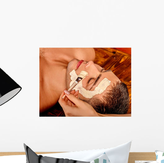 Clay Facial Mask Beauty Wall Decal
