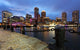Boston Financial District Sunset Wall Decal