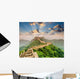 Great Wall China with Sun Rays Wall Decal
