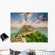 Great Wall China with Sun Rays Wall Decal