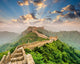 Great Wall China with Sun Rays Wall Decal