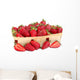 Strawberries Basket Wall Decal