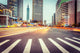 Light Trails Modern City Wall Decal