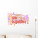 Acupuncture Word Cloud Wall Decal