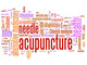 Acupuncture Word Cloud Wall Decal