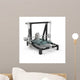 3D Printer White Back Wall Decal
