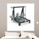 3D Printer White Back Wall Decal