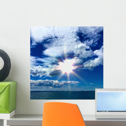 Blu Sky Sunny Day Wall Decal