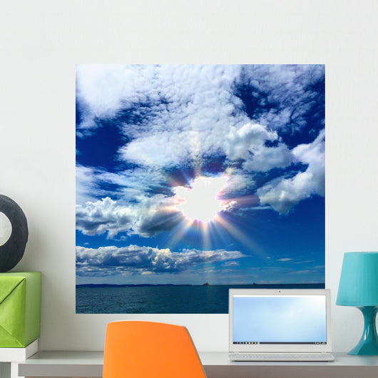 Blu Sky Sunny Day Wall Decal
