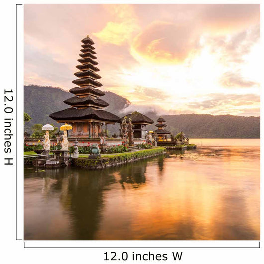 Pura Ulun Danu Bratan Wall Decal