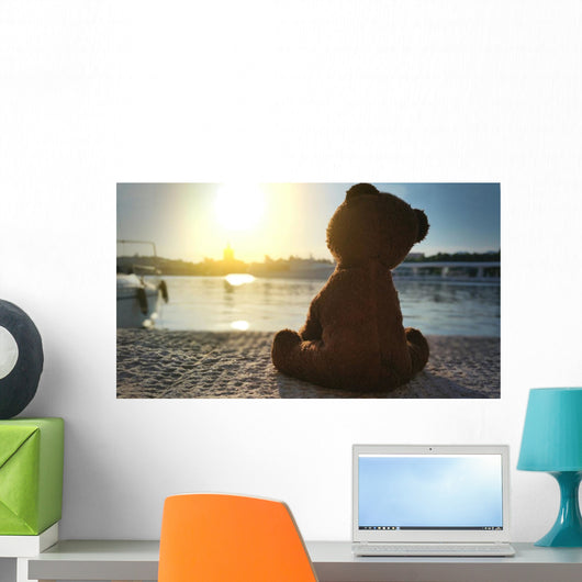 Teddy Bear Pier Wall Decal