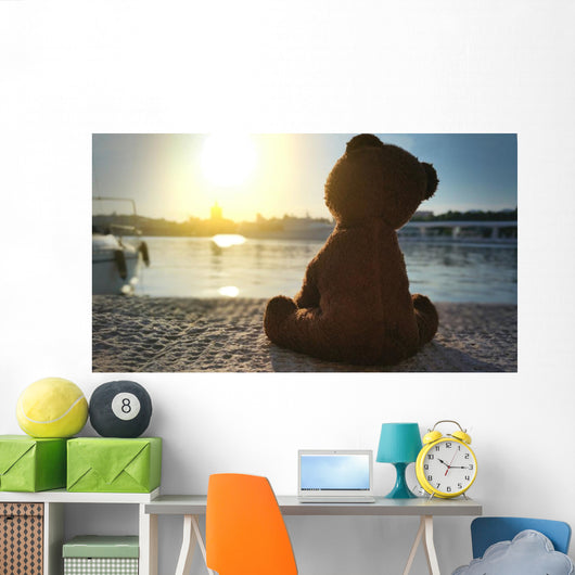 Teddy Bear Pier Wall Decal