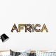African Animal Patten Africa Wall Decal