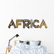 African Animal Patten Africa Wall Decal