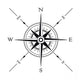 Compass Wall Decal