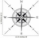 Compass Wall Decal